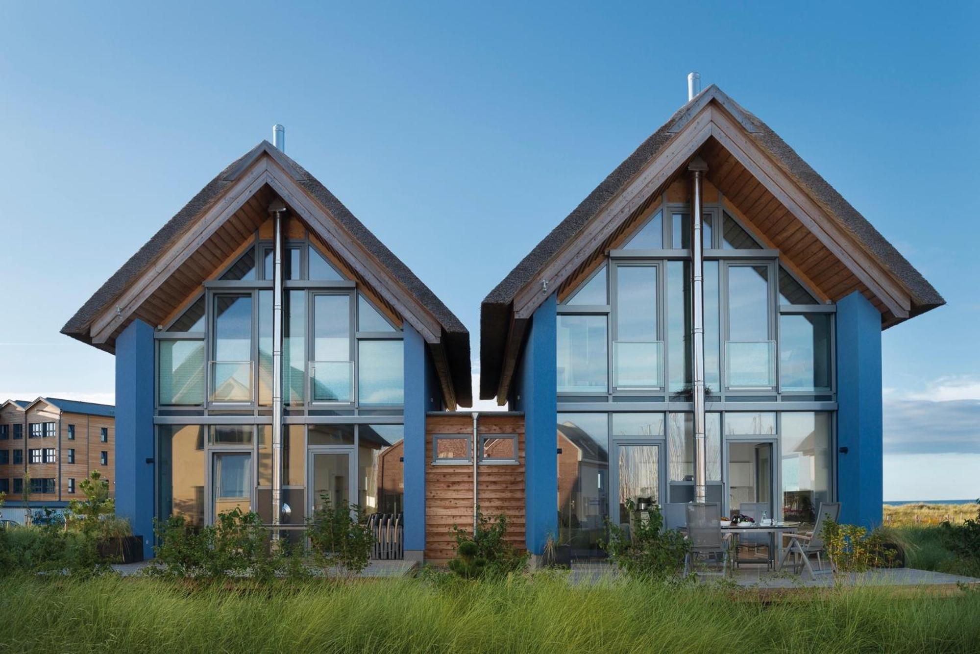 Ostsee - Reetdachhaus Nr 36 "Warder" Im Strand Resort Heiligenhafen Eksteriør bilde
